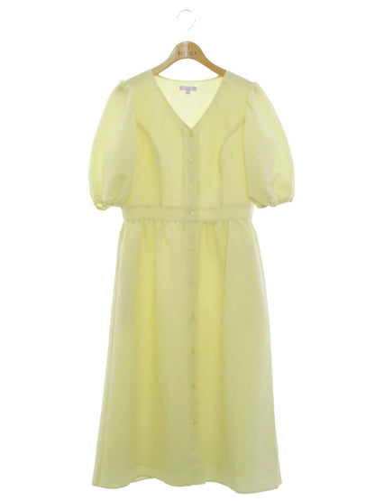 トッカ OPTOIM0240 ワンピース 4 イエロー フロントボタン ITMZ2L5NF754 【SALE】