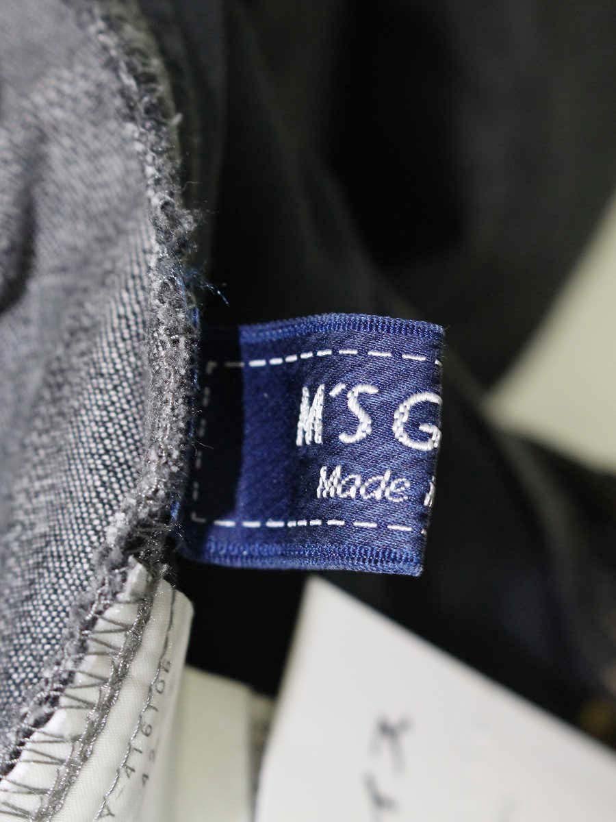 エムズグレイシー 416106 デニムパンツ 42 ブラック ワイド ITCMG6XBBBTC