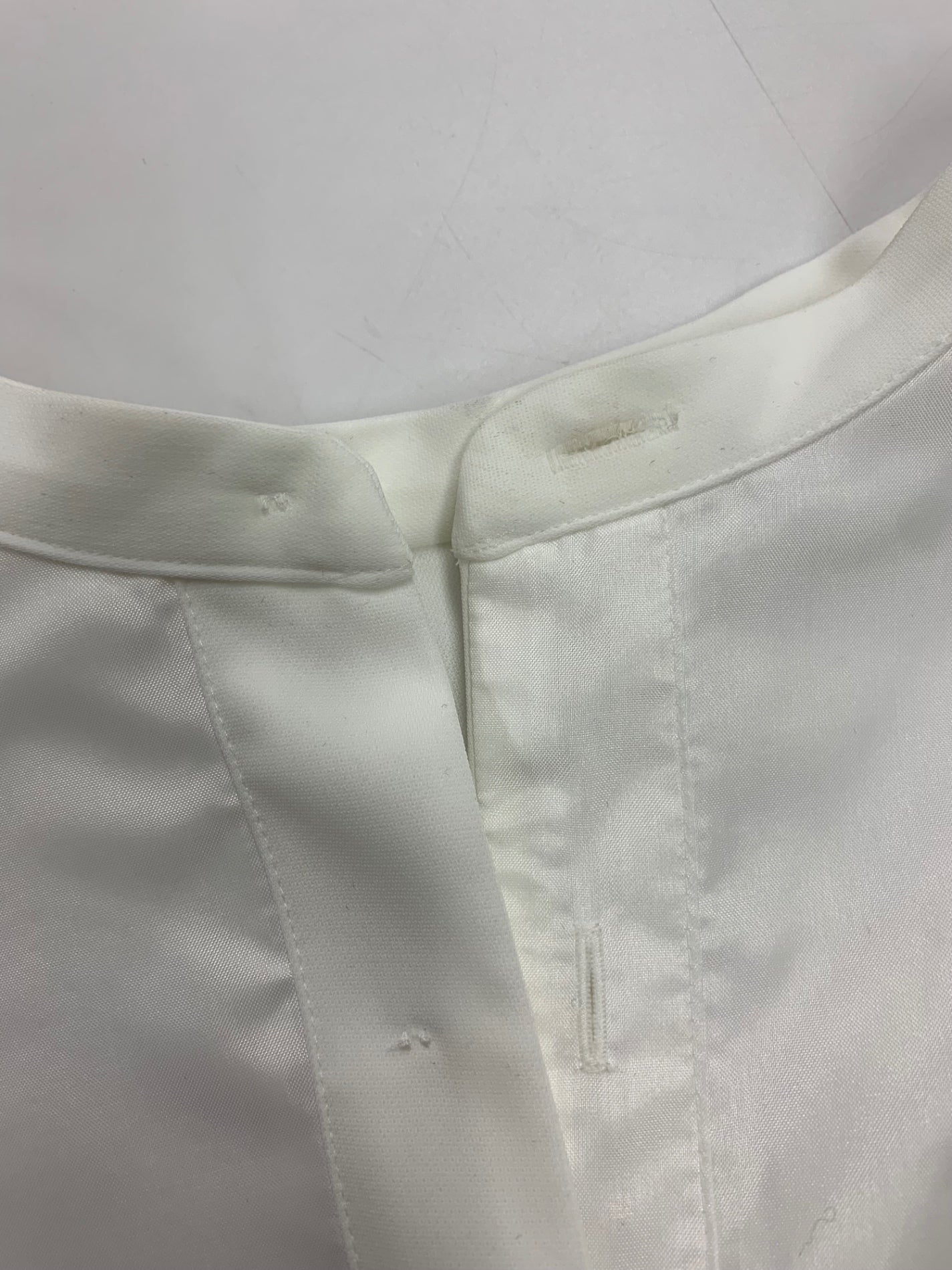 アドーア ドビークロスブラウス 531-3210019 38 ホワイト スタンドカラー IT4K5N26GBJI