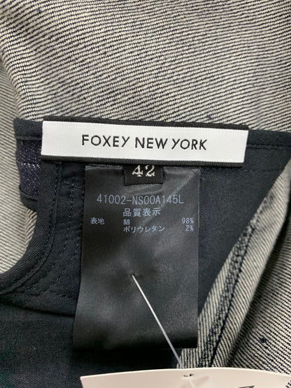 フォクシーニューヨーク Dress  41002 ワンピース 42 ネイビー デニム IT0T8D5KV5HS