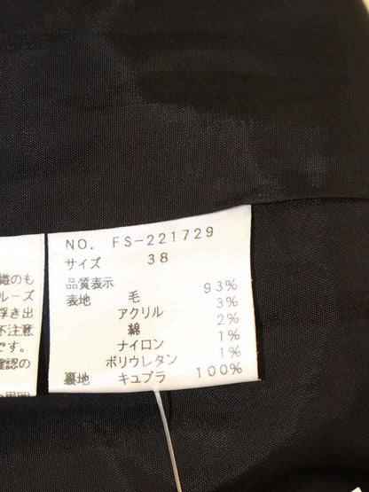 エムズグレイシー 221729 ワンピース 38 ブラック チェック IT674FI7SET6