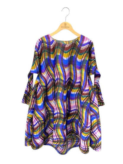 プリーツプリーズイッセイミヤケ PP83-JT672 チュニック 3 マルチカラー 変形 ITFCCEYC0OBF 【SALE】