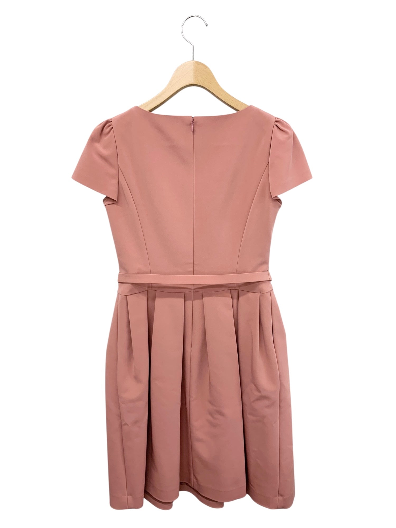 エムズグレイシー 911503 ワンピース 38 ピンク バックジップ