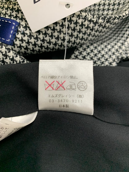 エムズグレイシー 724529 セットアップ 42 ブラック 千鳥格子 IT9PKDWG3K40