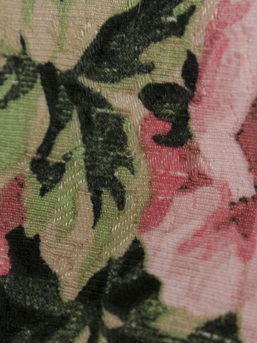 エムズグレイシー ゴブラン調プリントベスト 214501 36 ピンク フラワーモチーフ ITVDNL0OQR7V