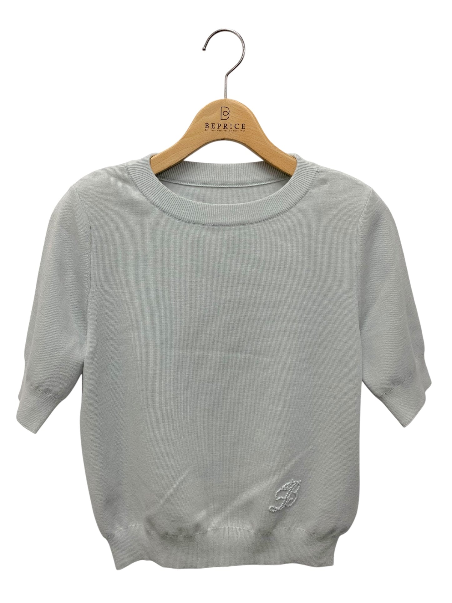 フォクシーブティック Plaisir プレジール 42968 ニット セーター 40 ブルー ウール ITTHB3J11CGO