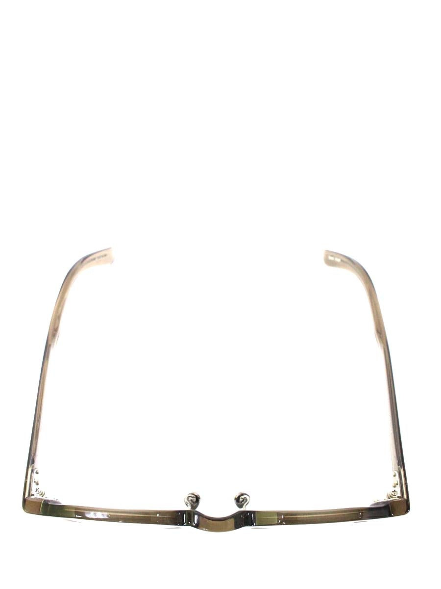 イエローズプラス BECCA C 534 メガネ ブラウン クリア セルフレーム フルリム クラウンパント ITOUNAO1AMCG