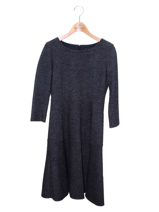 アナイ 15428-25-92-360 ワンピース 36 ブラック ウール混 IT62D9DG3NCG