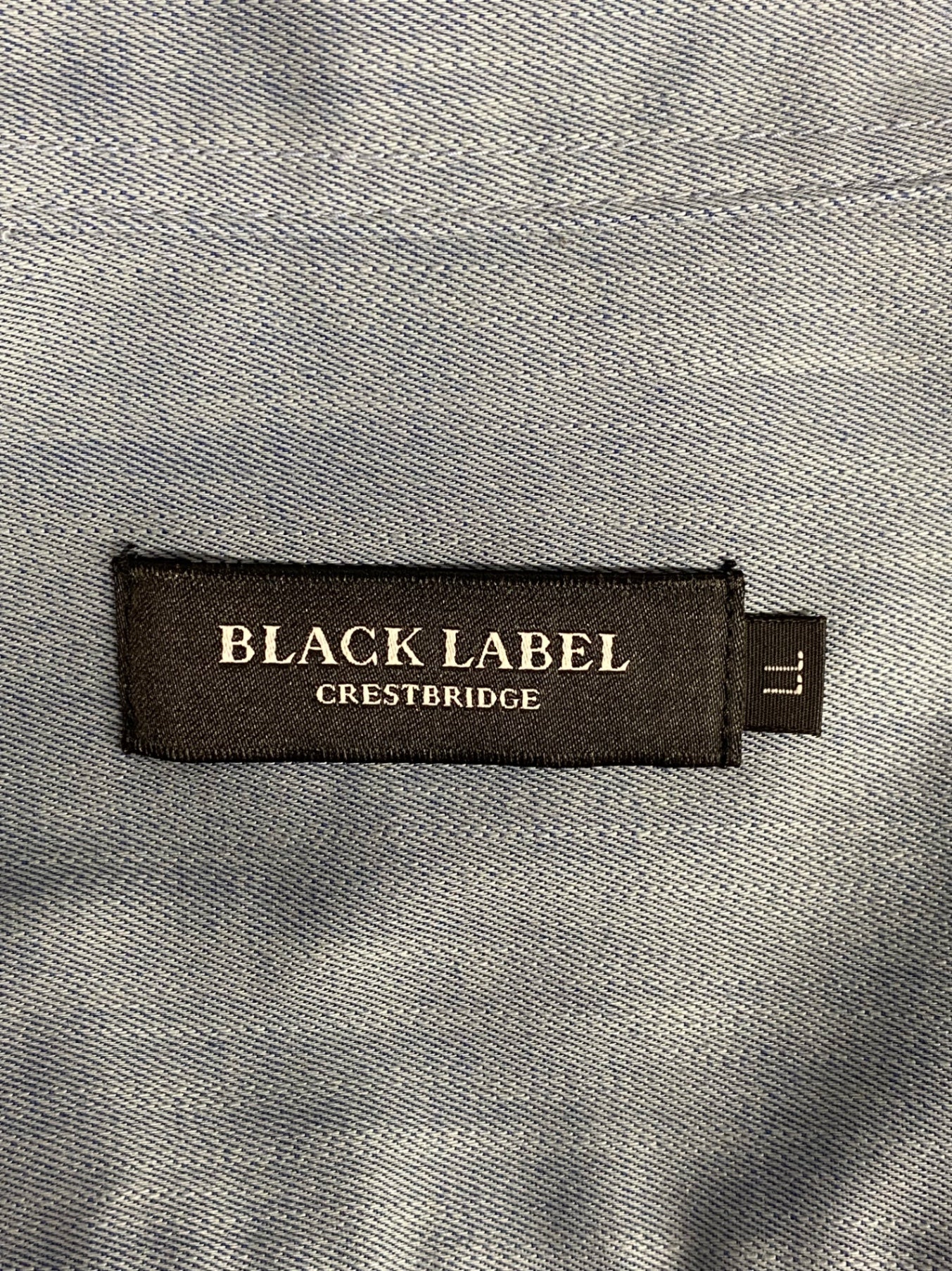 ブラックレーベルクレストブリッジ チェックシャツ 51M05-415-22 LL ネイビー IT8SGL6KK8K8
