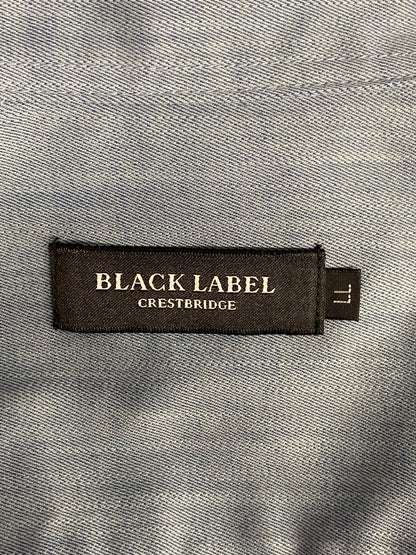 ブラックレーベルクレストブリッジ チェックシャツ 51M05-415-22 LL ネイビー IT8SGL6KK8K8