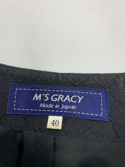 エムズグレイシー Classic Lady Dress 811518 ワンピース 40 ブラック ITMJWKYMLNUC