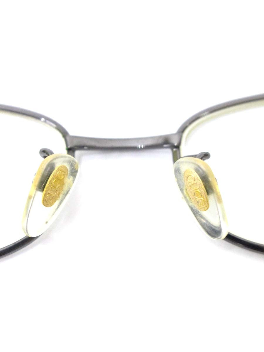 グッチ メタルフレーム フルリム GG-1372J メガネ ガンメタル/イエロー マーブル柄 ITW9F56DWA4Y 【SALE】