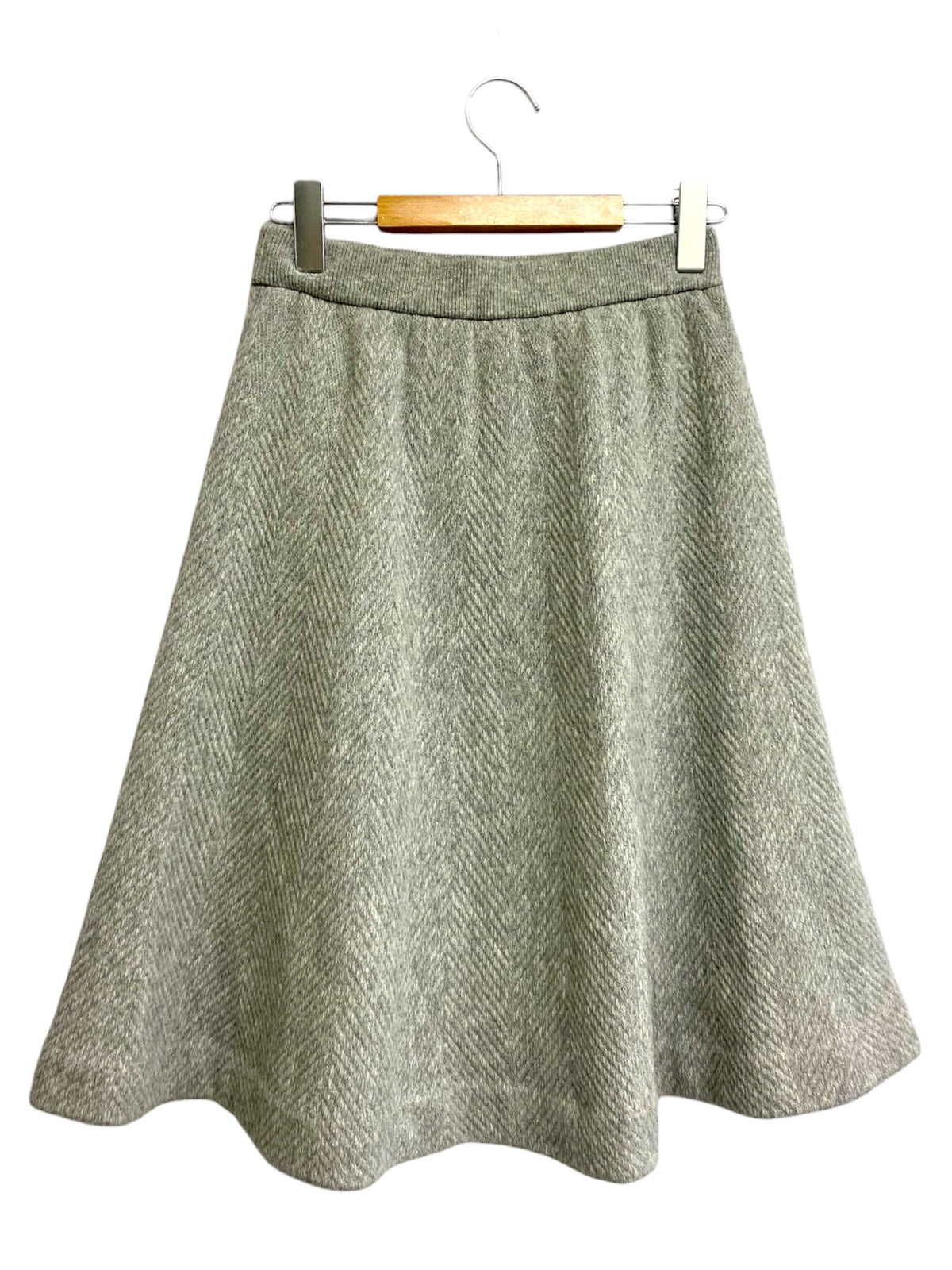ルネ Knit Skirt 6232580 スカート 36 グレー ホールガーメント ITF8267DCI3S