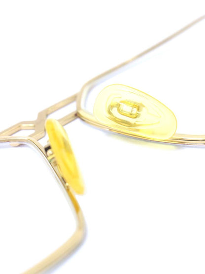 カザール MOD744 メガネ ゴールド メタルフレーム スクエア IT91PG2HDJ38