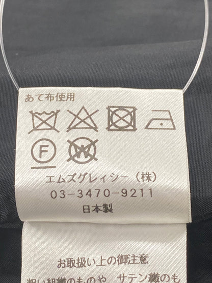 エムズグレイシー 017542 スカート 40 ブラック アクセサリーモチーフ フレア ITXMT17IDZYG