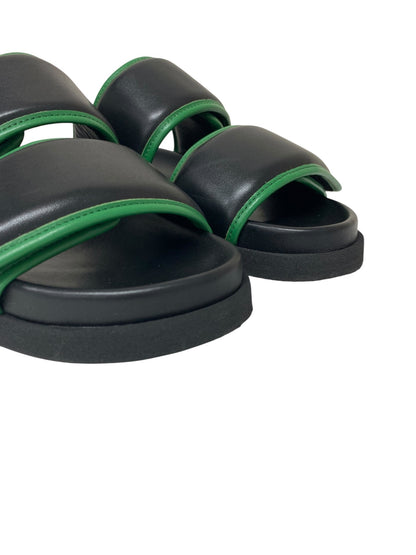 キャバン CABaN by Patricia Urquiola パイピングダブルストラップサンダル 49013101006 41 ブラック ITYAZ9NK8I58 【SALE】