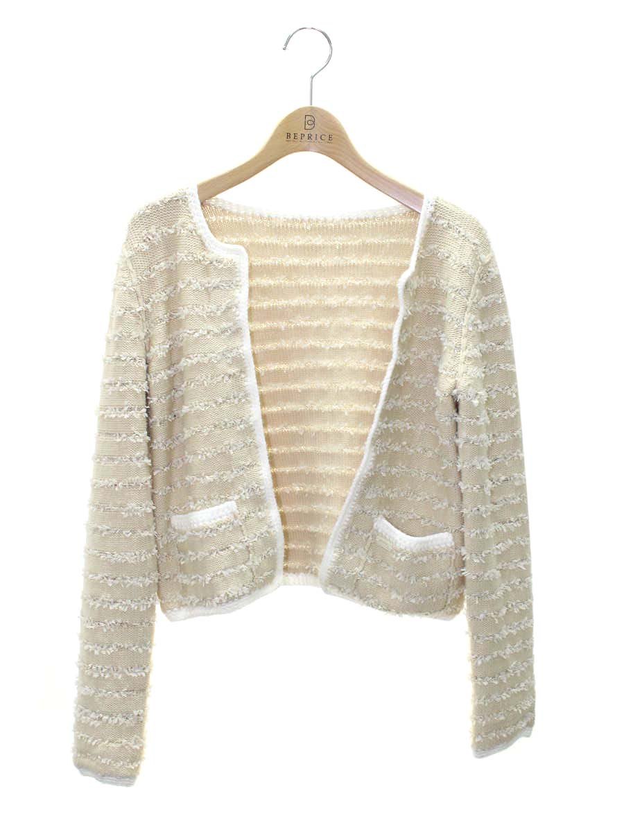 フォクシーニューヨーク エンジェルミルフィーユ 29339 ジャケット 38 ベージュ ITTAQTLY3LYC