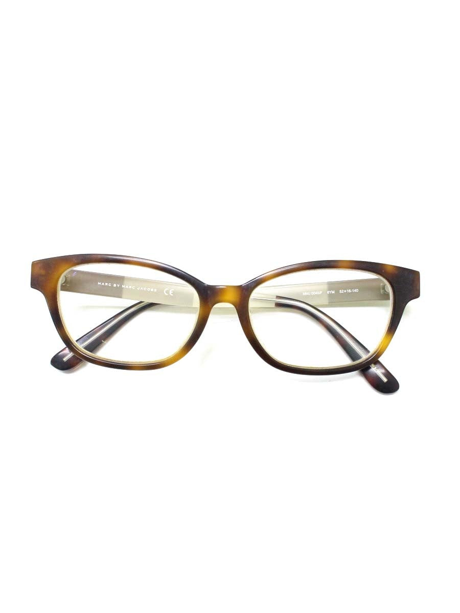 マークバイマークジェイコブス MMJ0048 メガネ ブラウン セルフレーム フルリム オーバル IT2YI8TCK9DE