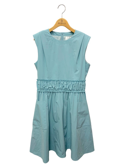 ルネ 6426160 ワンピース 36 ブルー ギャザー ITW71A3E2R20 【SALE】