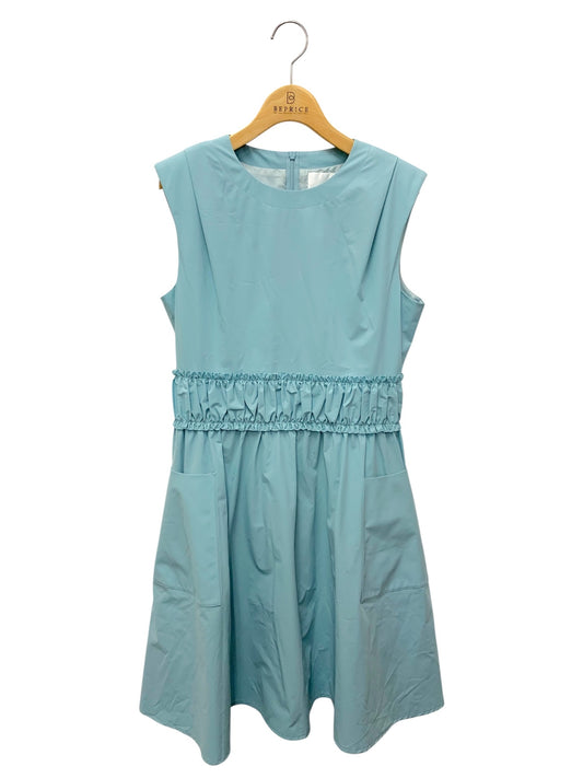 ルネ 6426160 ワンピース 36 ブルー ギャザー ITW71A3E2R20 【SALE】