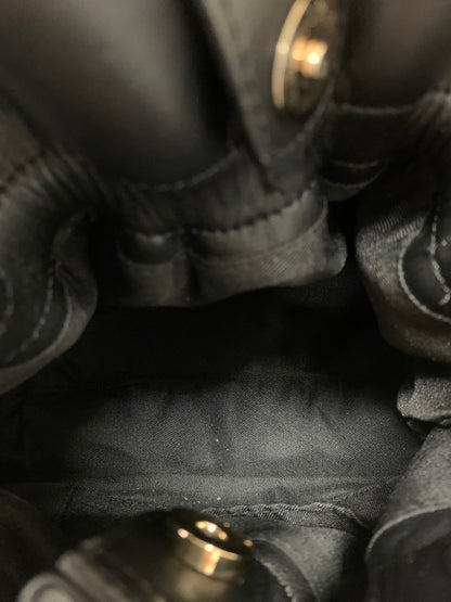 エムズグレイシー Pearl x Ribbon Bag 094303 ハンドバッグ ブラック パール リボン IT8SLD6472AC