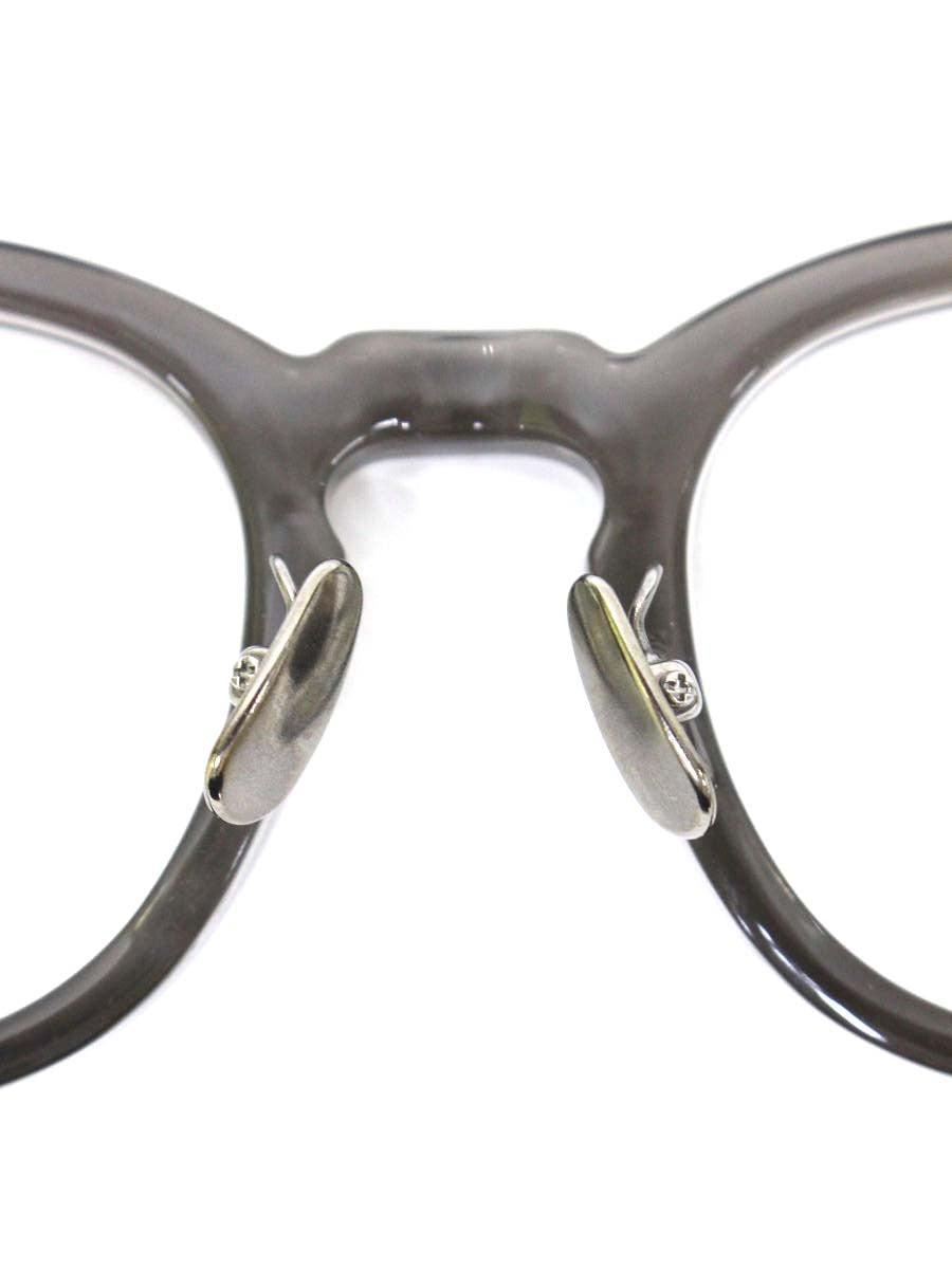 ジュリアスタートオプティカル AR / TORTOISE PL-002C 46-22 メガネ グレー セルフレーム フルリム ボストンウェリントンシェイプ ITB151F200PH