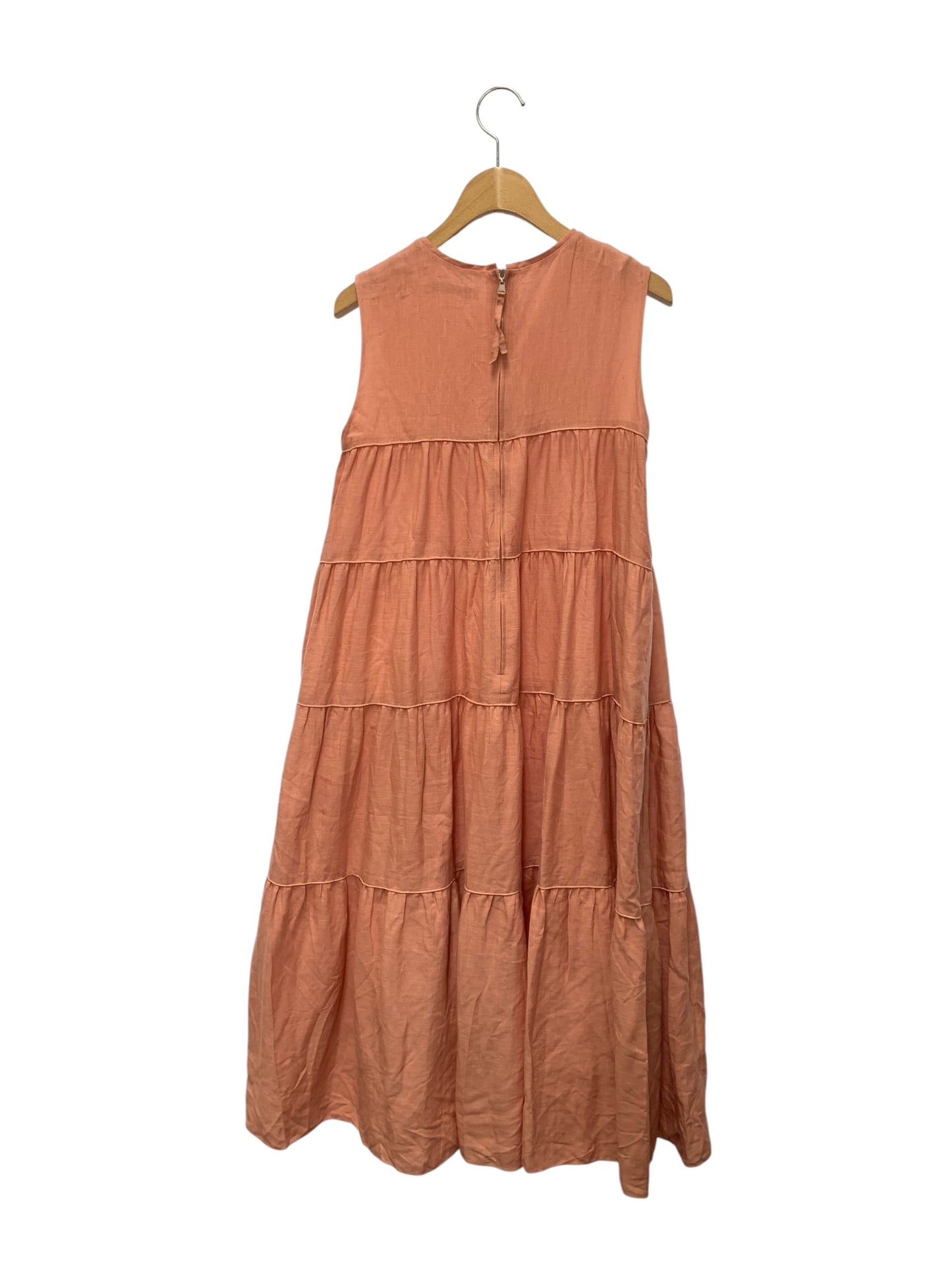 フォクシーブティック Dress Eze 42828 ワンピース 38 ピンク 麻 リネン ITMAEVZPQFVC