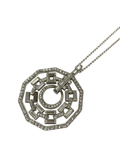 フォクシーブティック ネックレス シルバー ラインストーン ITSBZ7N5EQGS