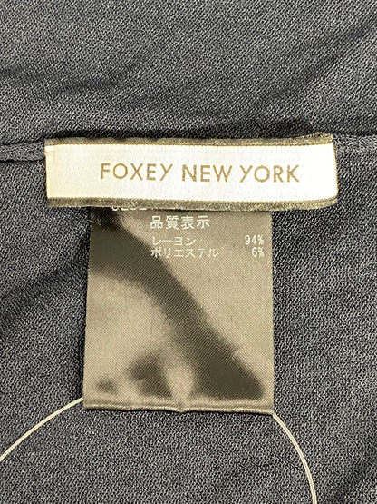 フォクシーニューヨーク アッパースタンダード 32821 カーディガン 38 ネイビー ITWJMKRHZU2O
