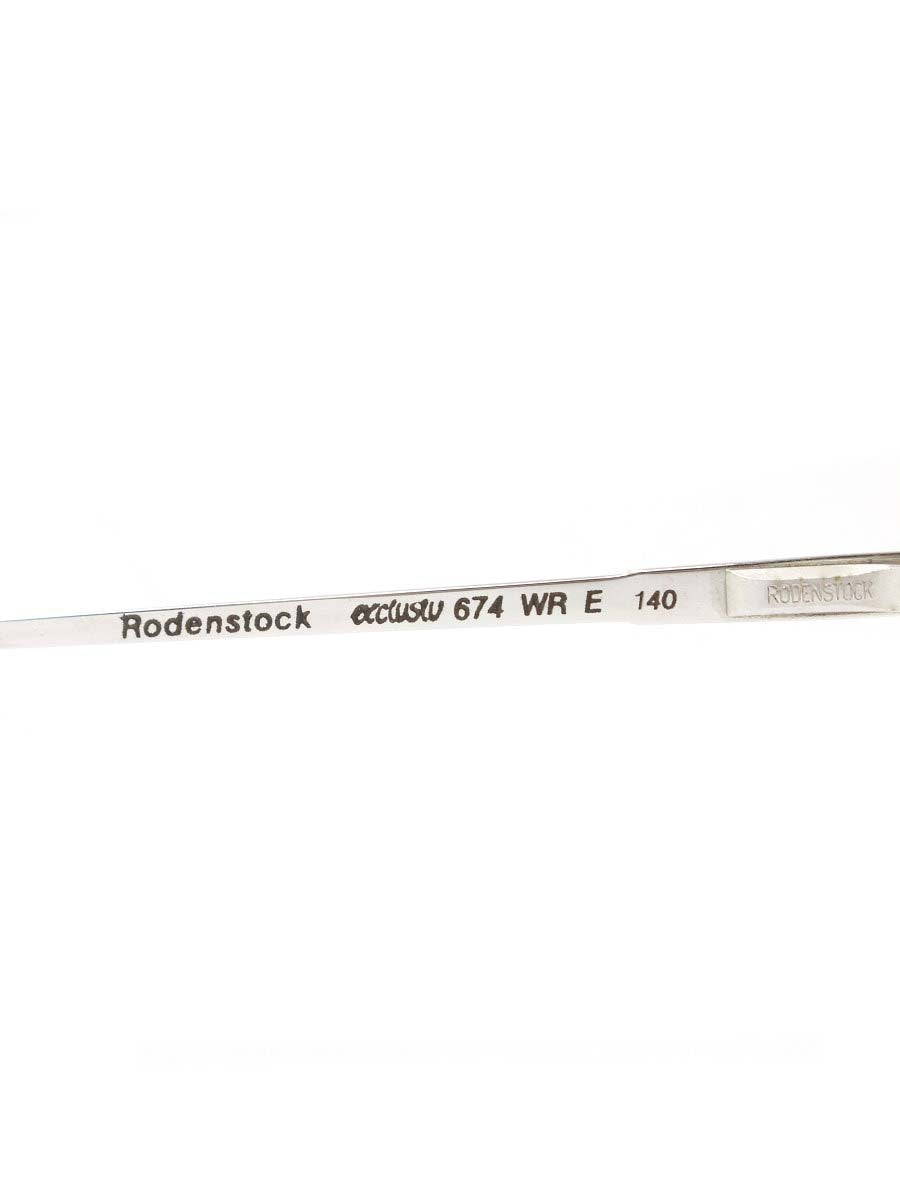 ローデンストック 674 メガネ シルバー メタルフレーム ボストン IT1D15OQX3JO