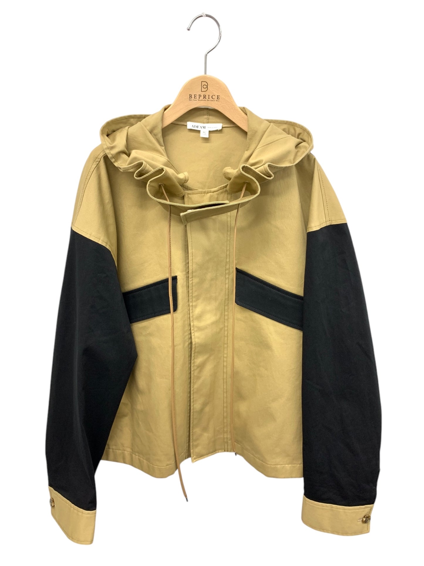 アディアム Shibuya Jacket 42499 ミリタリージャケット M ベージュ バイカラー ITLOROAB18K0