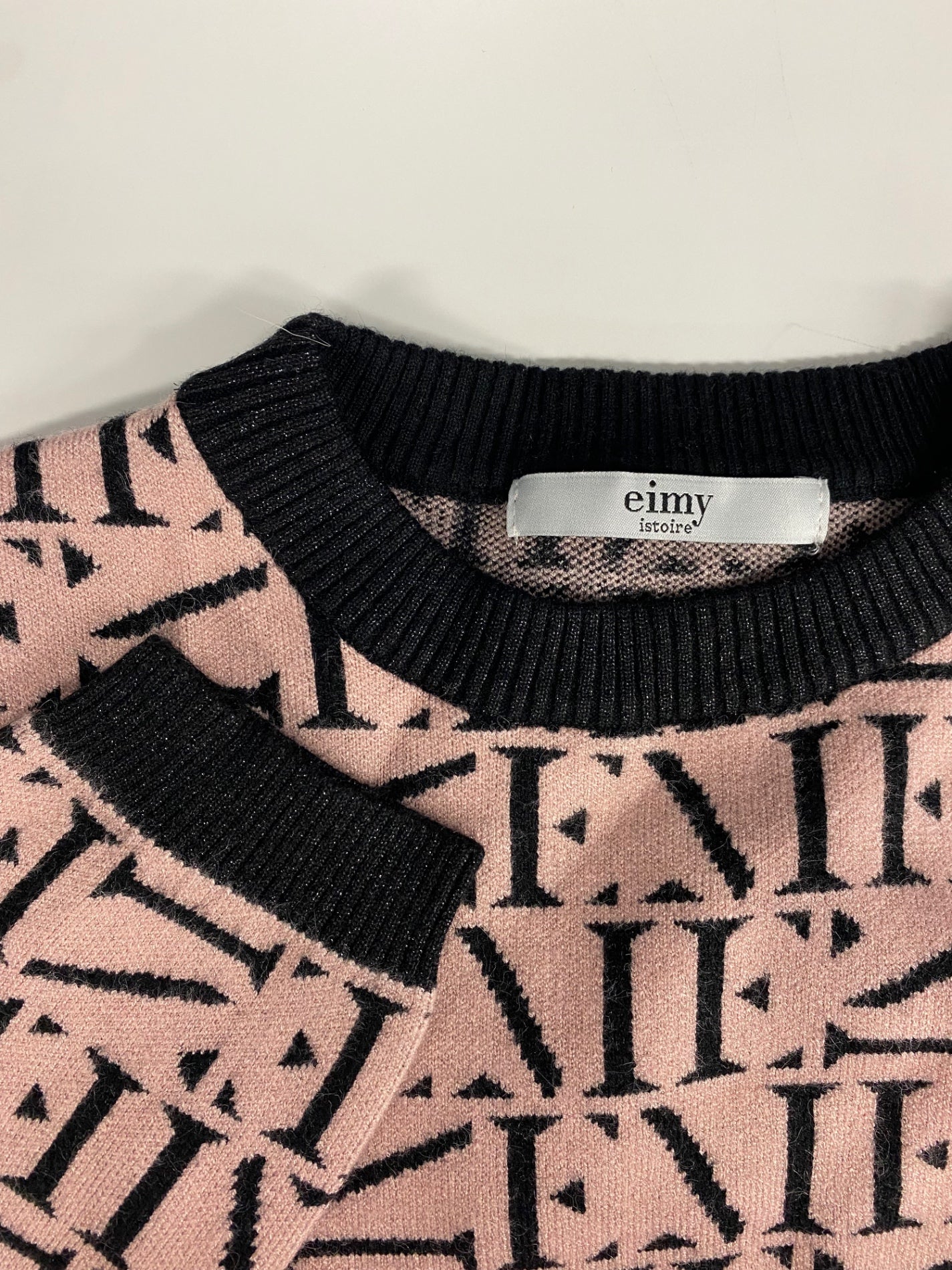 エイミーイストワール eimy monogramニットプルオーバー 1119511473-0 F ピンク 2019AW ITGOUMQAQXJG 【SALE】