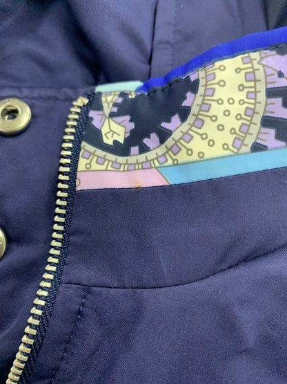 レオナールスポーツ 0526666 キルティングジャケット 42 ネイビー フード付 IT34W5JD5PT1