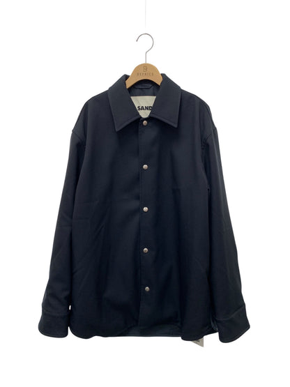 ジルサンダー OUTER SHIRT 01 PD J21BN0039 J70001 アウターシャツ ジャケット 48 ネイビー 22AW ITIE4VNUKKM4