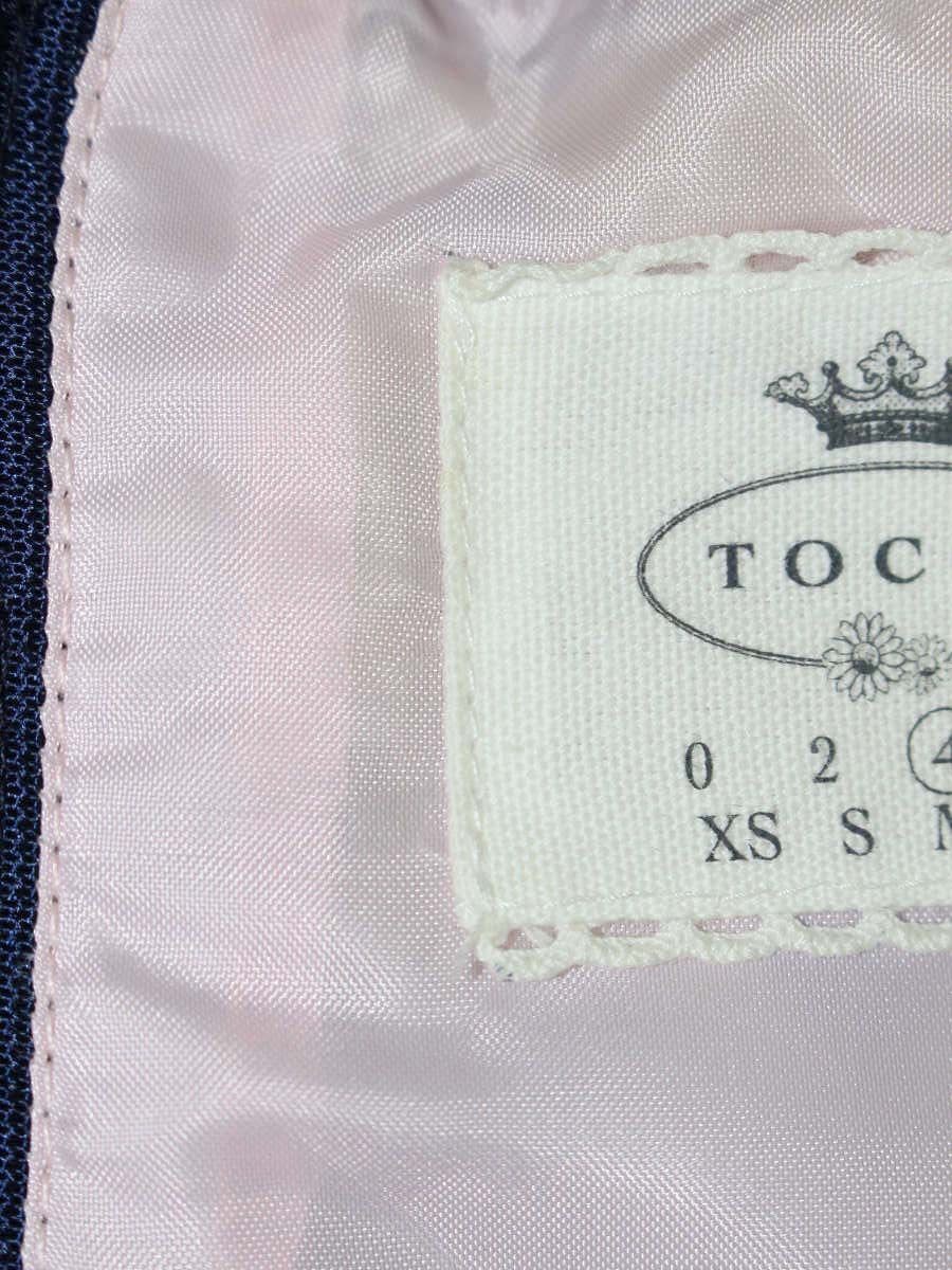 トッカ COPTUCW0692 ワンピース 4 ネイビー カットワークレース ITUQWUCBOZFC 【SALE】