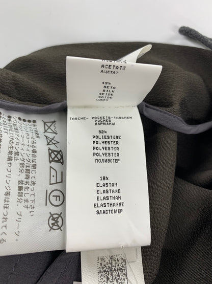 ファビアナフィリッピ Light Trousers PADP02W381X808 イージーテーパードパンツ Ｓ ブラウン シルク混 ITW1UTK359VU