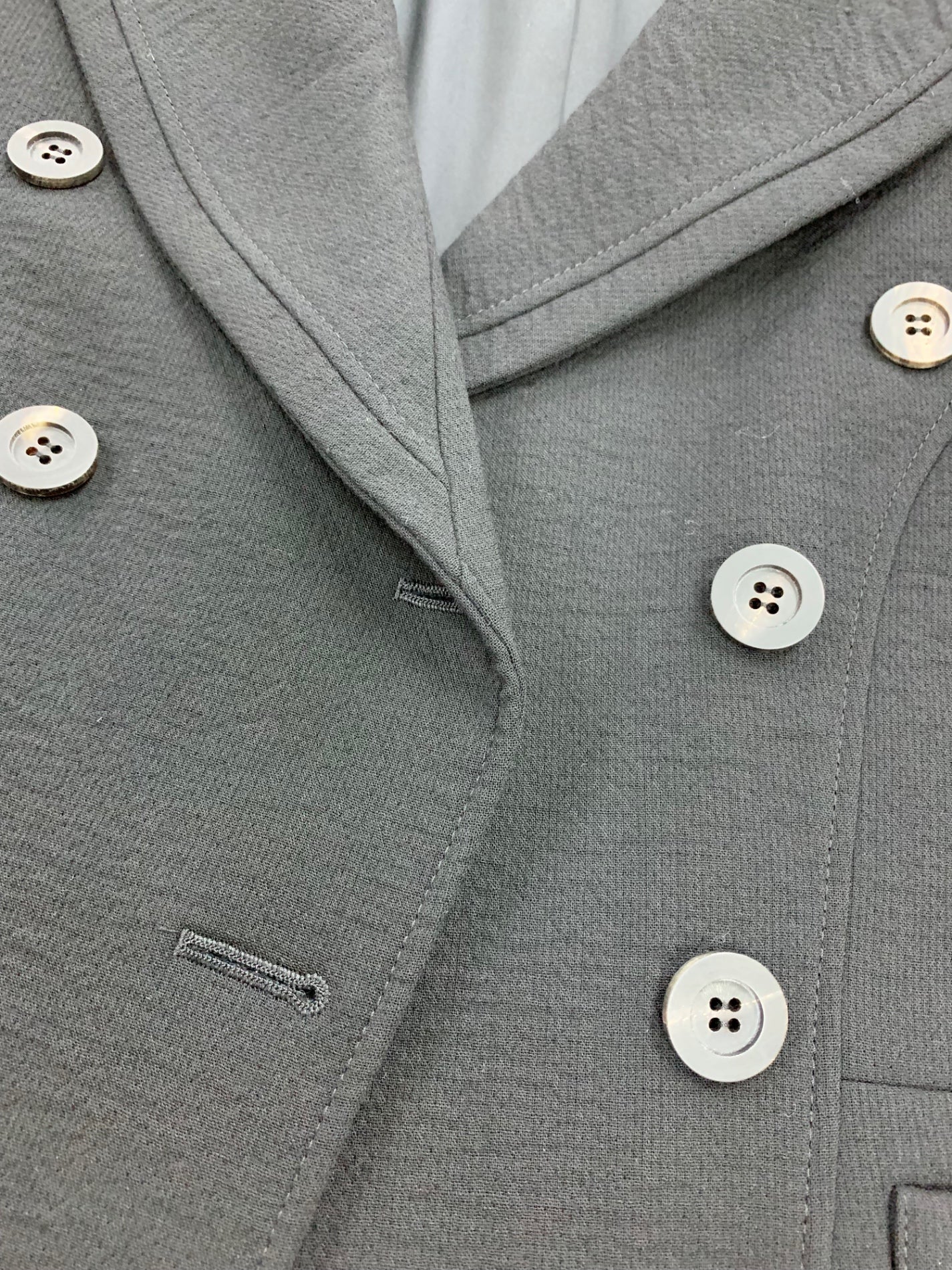 フォクシーブティック 25695 ジャケット 42 ブラック ダブルブレスト