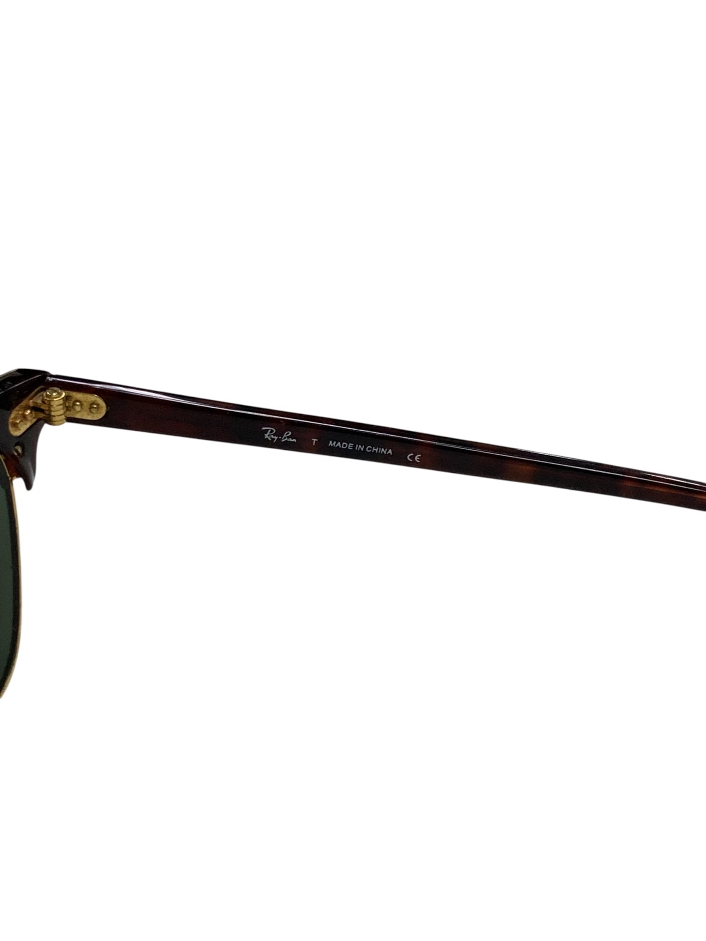 レイバン クラブマスター RB3016 サングラス ブラウン コンビフレーム フルリム ウェリントン IT2KG1BXWH74