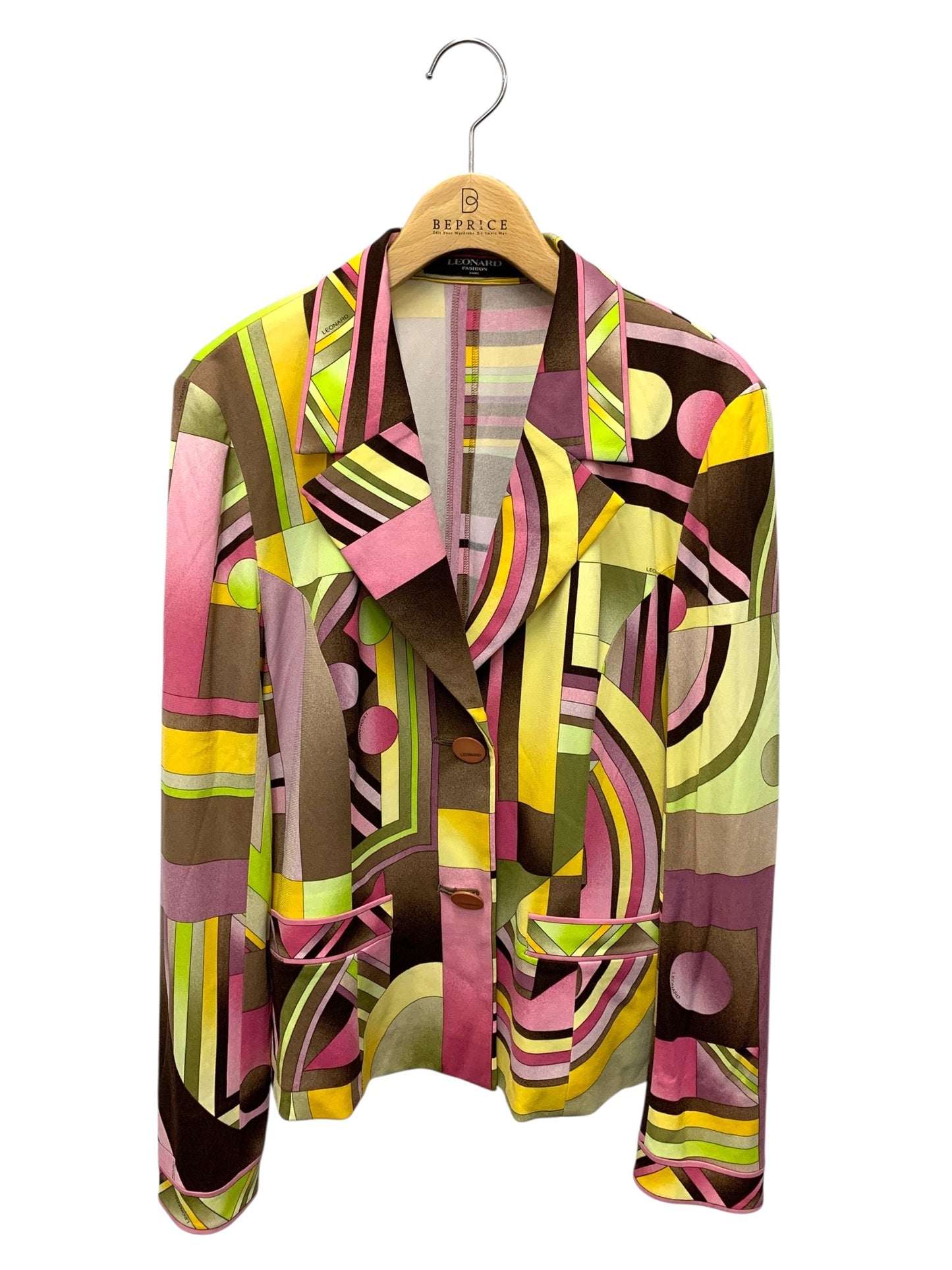 レオナールファッション 0131502 L 総柄　マルチカラー ジャケット ITTYJ1R68HOO 【SALE】