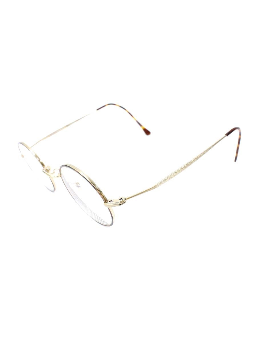 ジョンレノン JL-1047 メガネ ゴールド/ブラウン チタニウムフレーム フルリム ラウンド ITH86KSOZCDC