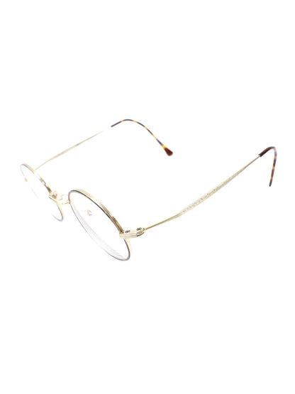 ジョンレノン JL-1047 メガネ ゴールド/ブラウン チタニウムフレーム フルリム ラウンド ITH86KSOZCDC