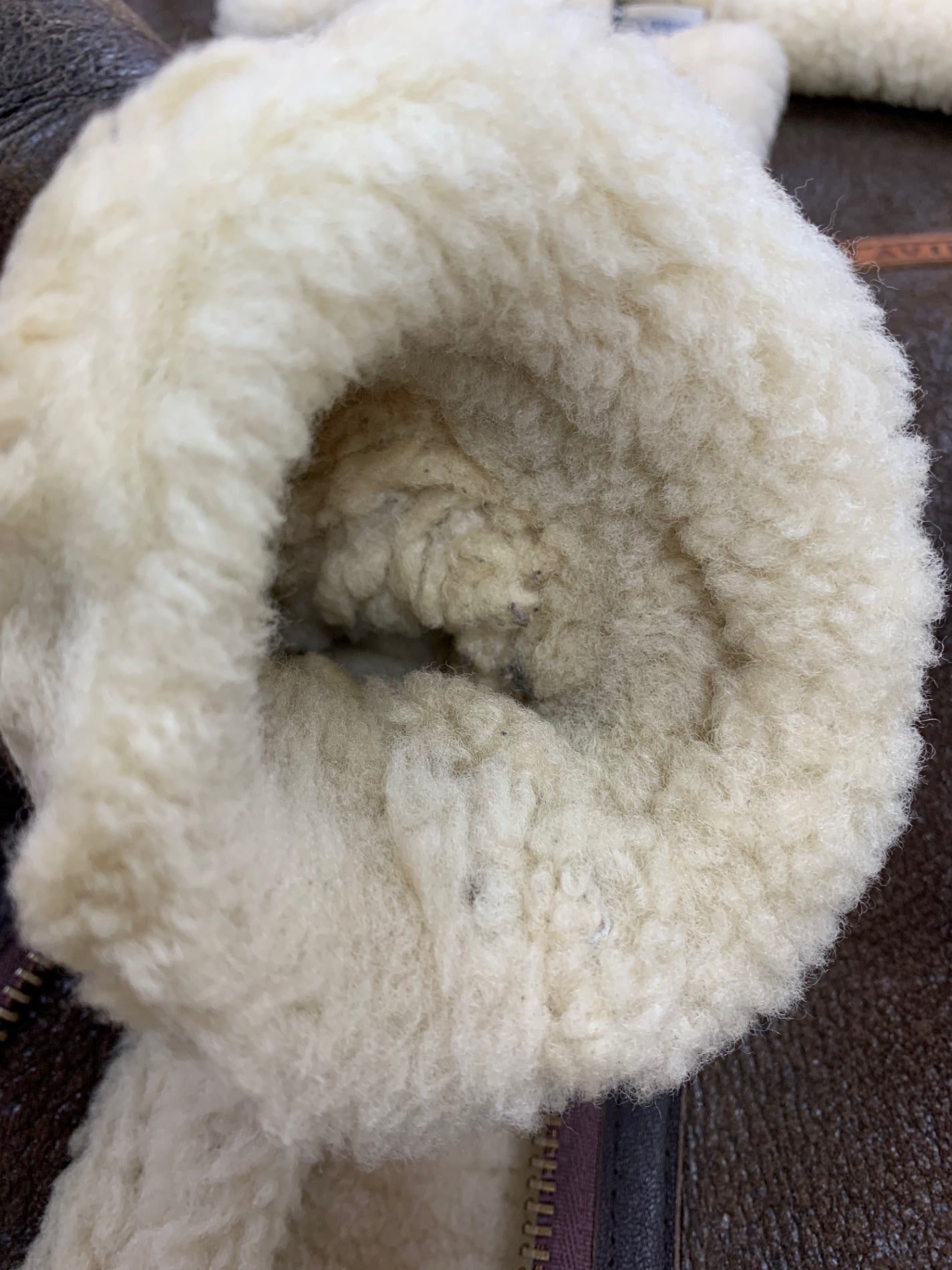 アヴィレックス type-B3 AC-17755 フライトジャケット 38 ブラウン リアルムートン ITPGZWXG0DPW