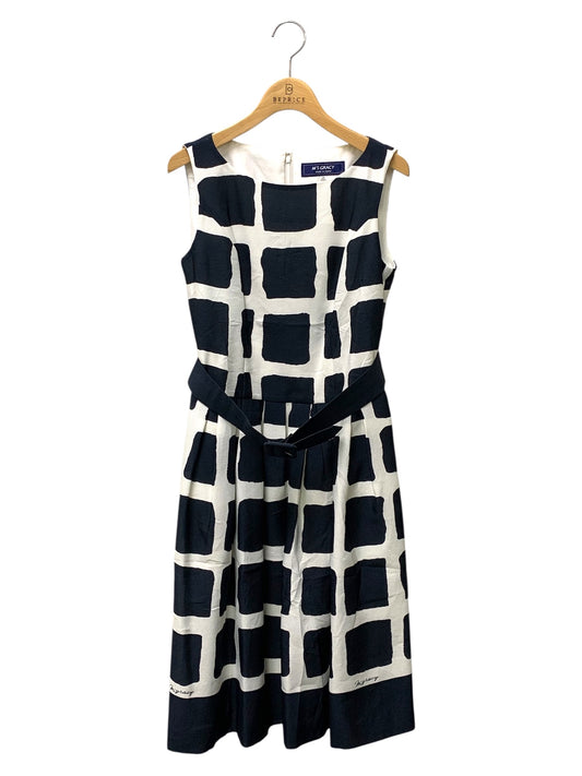 エムズグレイシー Mode Check Dress 911308 ワンピース 38 ネイビー ITFXVGBPJPEC