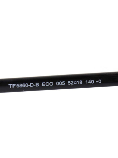 トムフォード TF5860-D-B メガネ ブラック セルフレーム フルリム ウエリントン ITIO8H4RKDT2