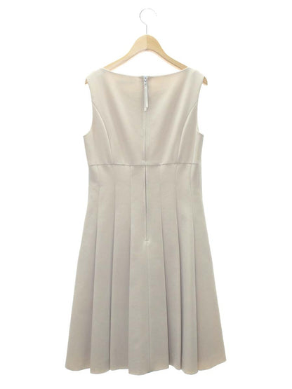 フォクシーニューヨーク Slim Tuck Dress 38327 ワンピース 40 ベージュ ITHDUSKABFNC