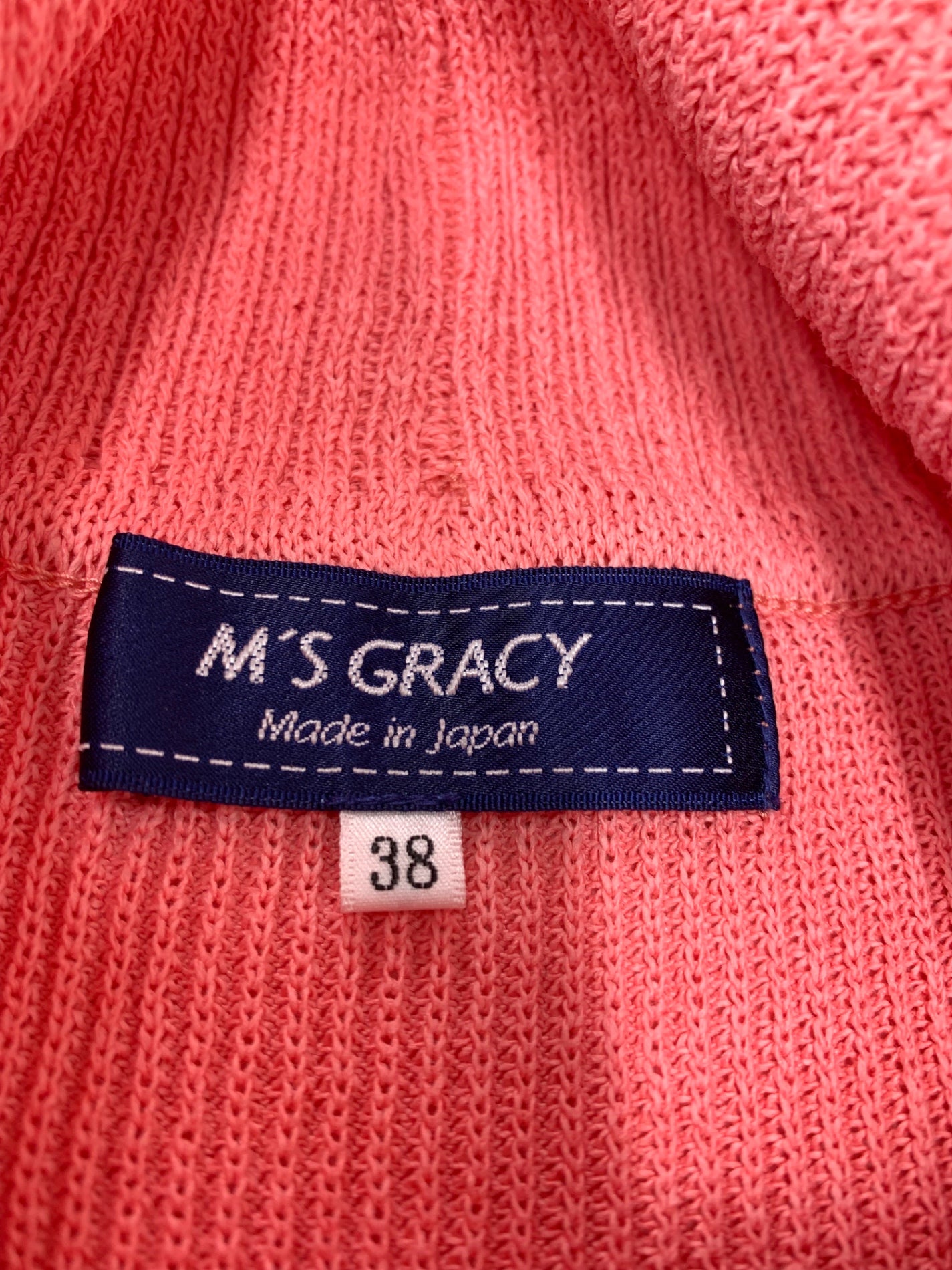 エムズグレイシー M'S GRACY アシンメトリー フリル ニット プル