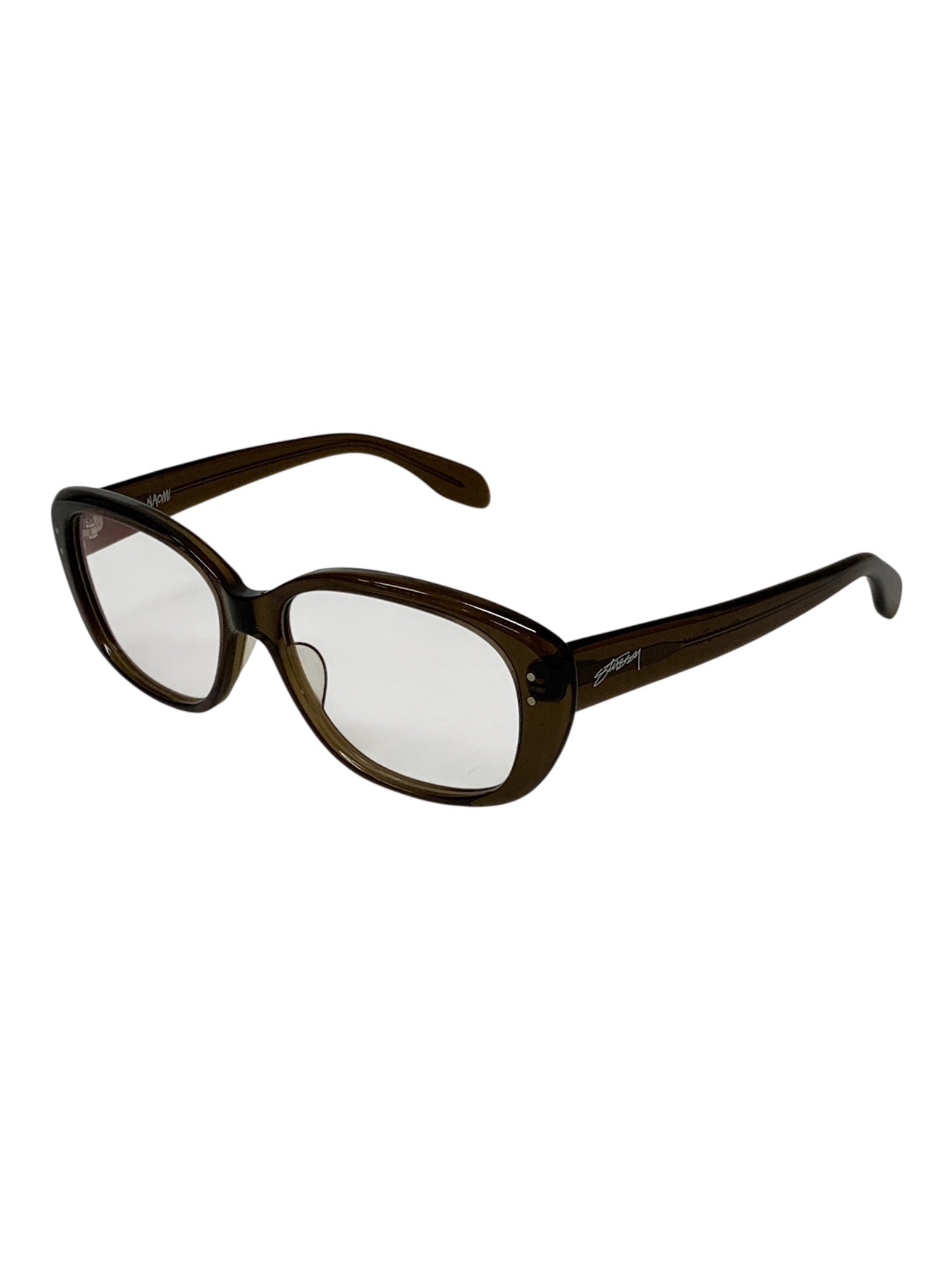 Stussy NAOMI サングラス ダークブラウン ステューシー NAOMI メガネ ブラウン | 中古ブランド品・古着通販ビー