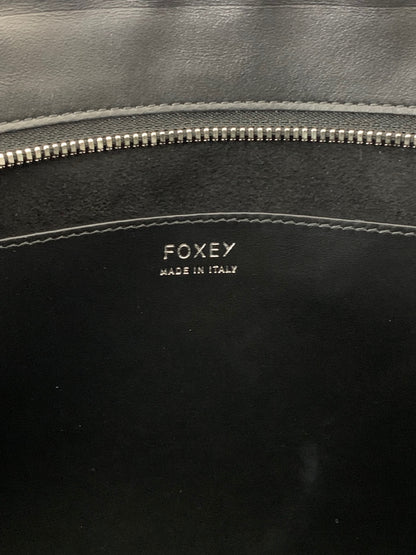 フォクシー トートバッグ ブラック サイドリボン キャンバス IT7O7B2D0WR8