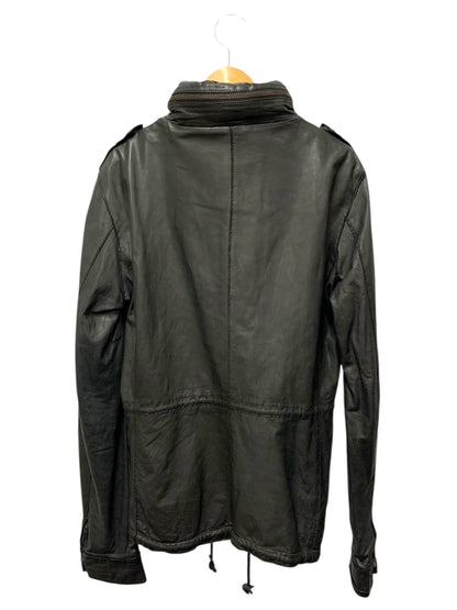 シシ レザージャケット M ブラック フード付き 2way ITQOG0GYQE9S