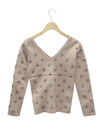 エイミーイストワール Classic eimy monogramニットプルオーバー 1119611572-0 F ベージュブラウン 2019AW ITKPYRVXVHHK